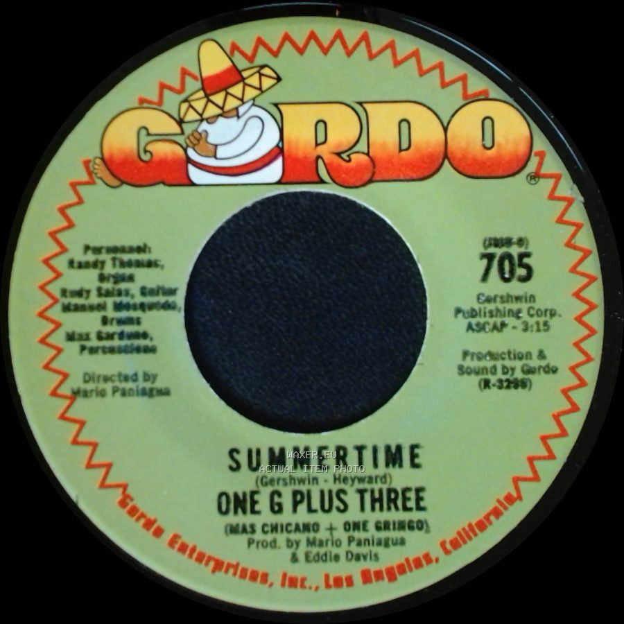 One G Plus Three - Poquito Soul / Summertime side A