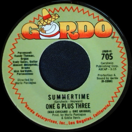 One G Plus Three - Poquito Soul / Summertime side A