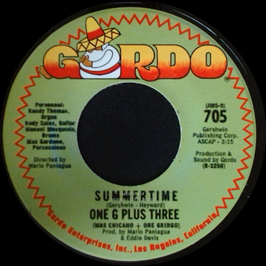 One G Plus Three - Poquito Soul / Summertime side A