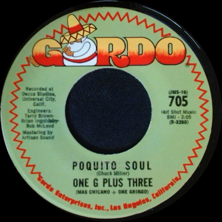 One G Plus Three - Poquito Soul / Summertime side B
