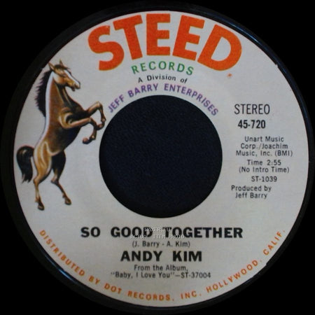 Andy Kim - I Got To Know / So Good Together side B