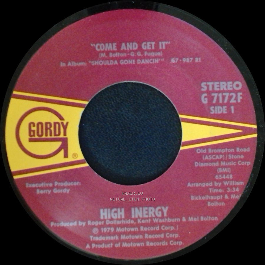 High Inergy - Come And Get It / Midnight Music Man side A