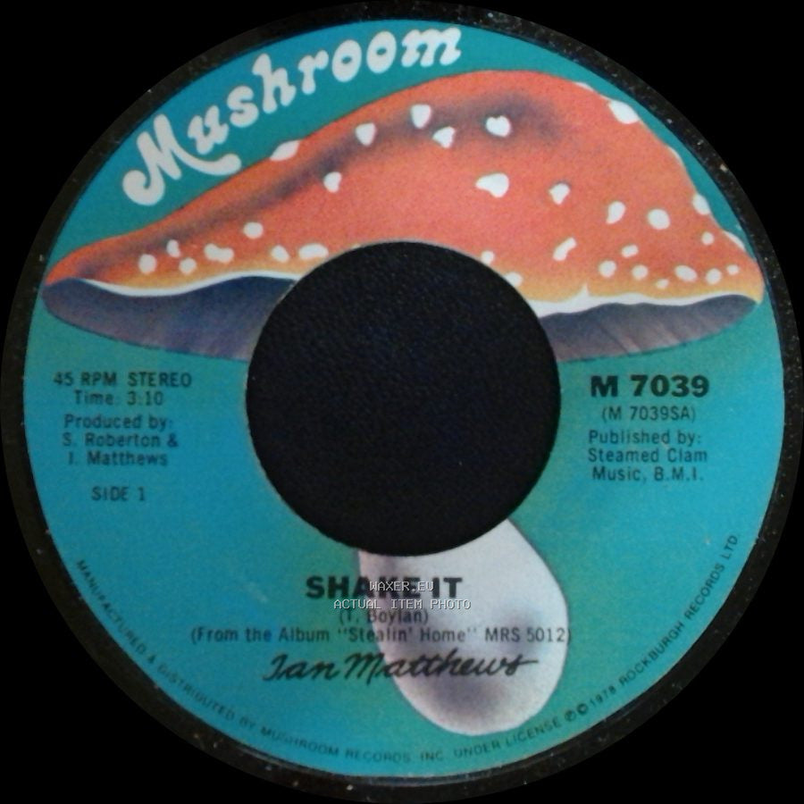 Ian Matthews - Shake It / Stealin' Home side A
