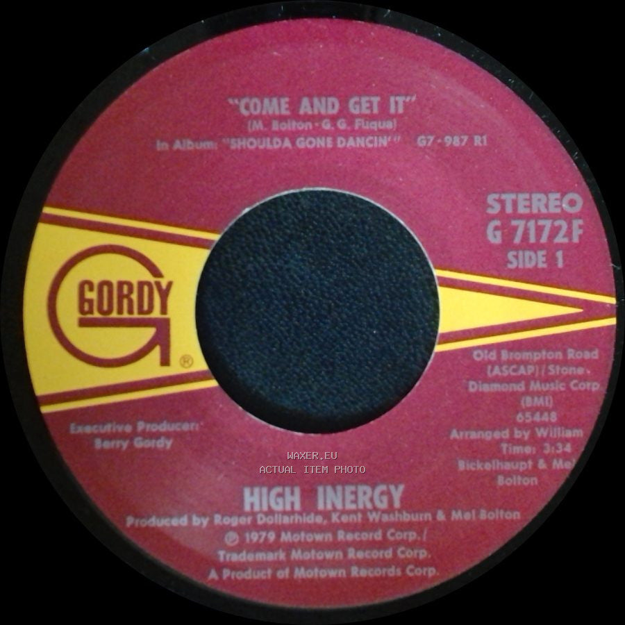 High Inergy - Come And Get It / Midnight Music Man side A