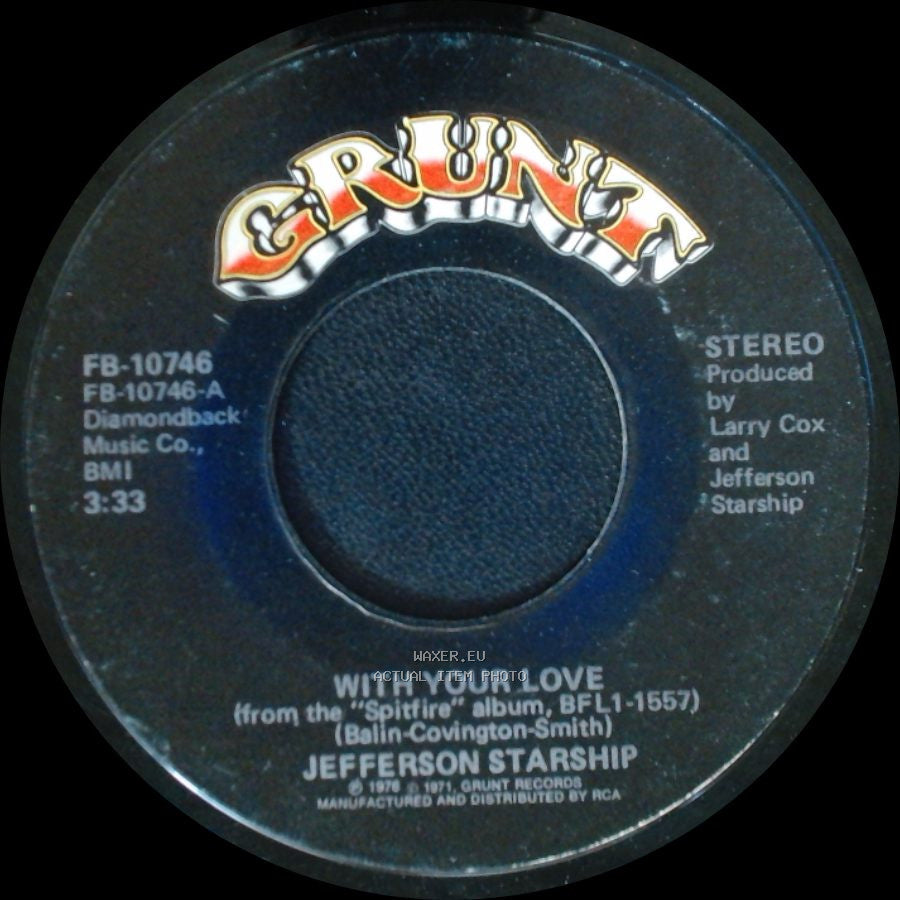 Jefferson Starship - With Your Love / Switchblade side B