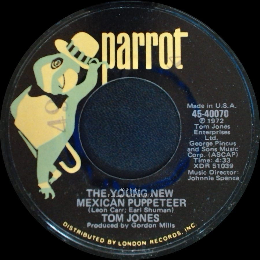 Tom Jones - The Young New Mexican Puppeteer / All That I Need Is Some Time side A