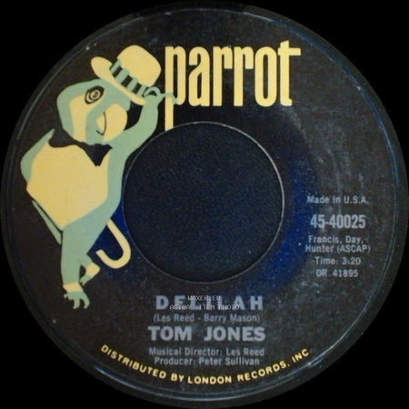 Tom Jones - Delilah / Smile Away Your Blues side A