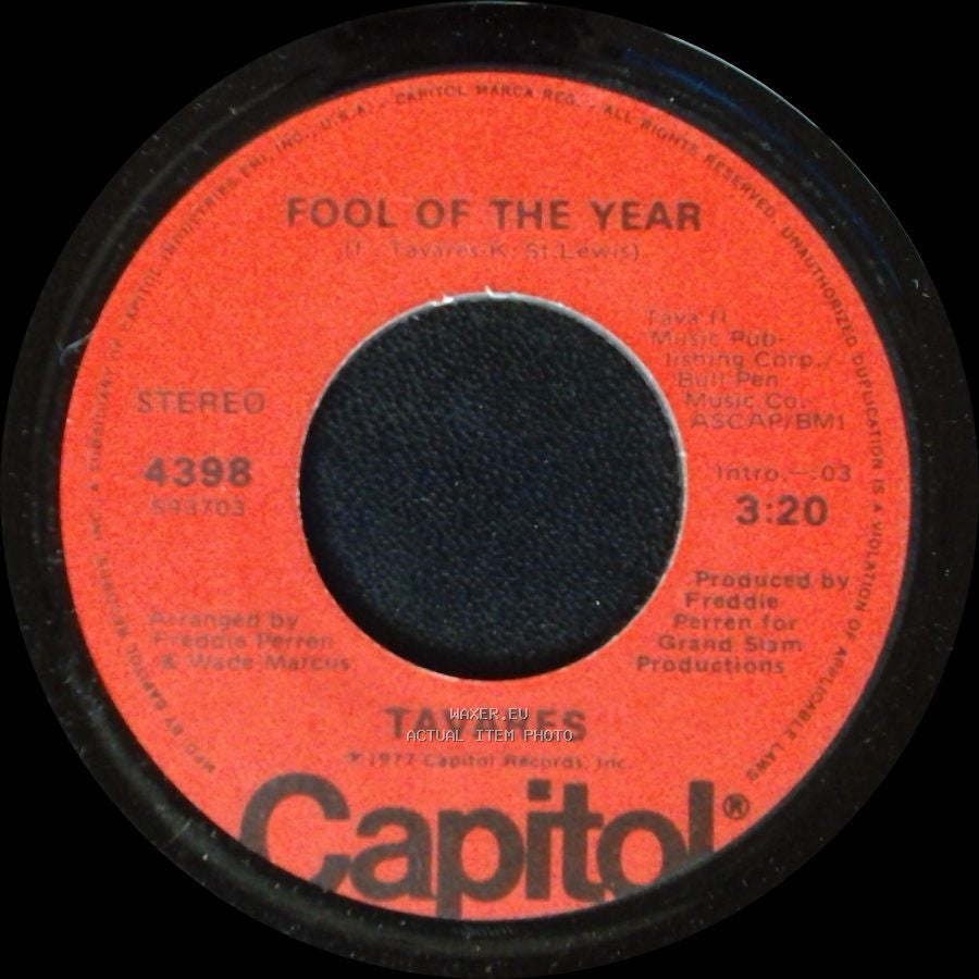Tavares - Fool Of The Year / Whodunit side A