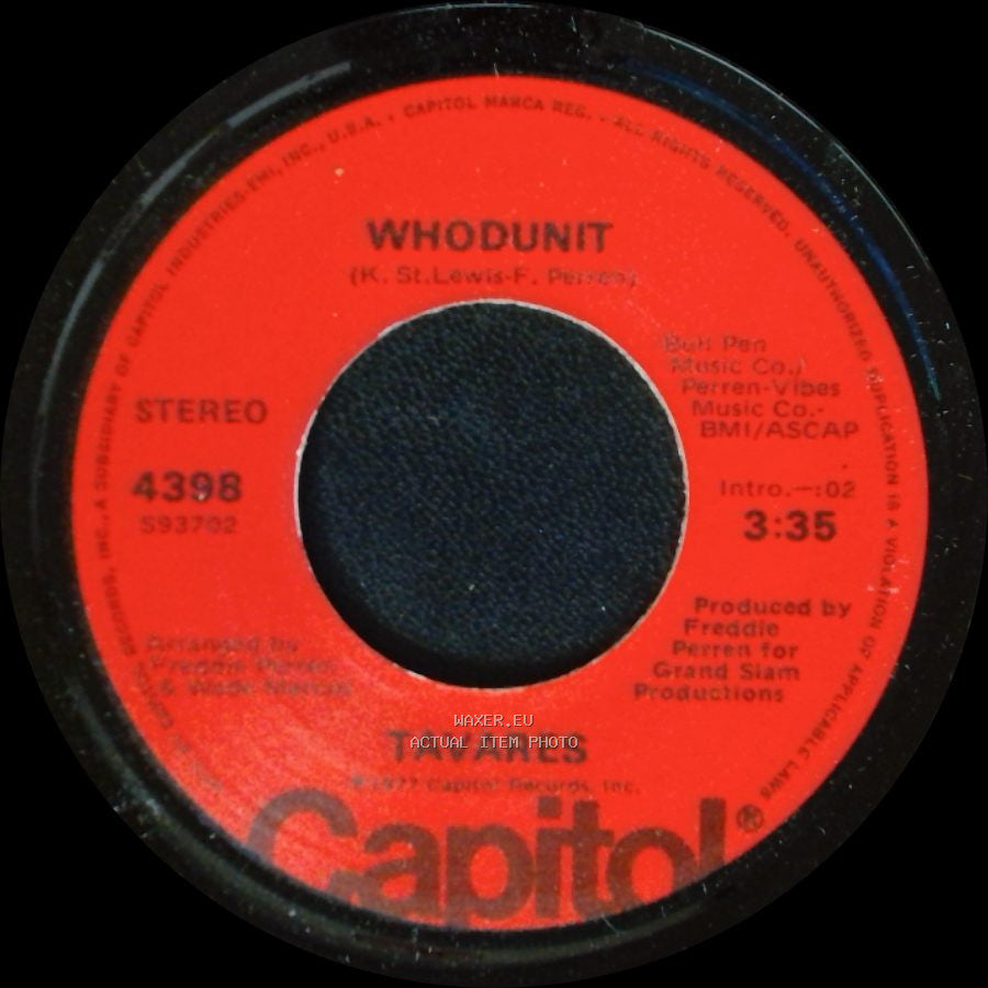 Tavares - Fool Of The Year / Whodunit side A