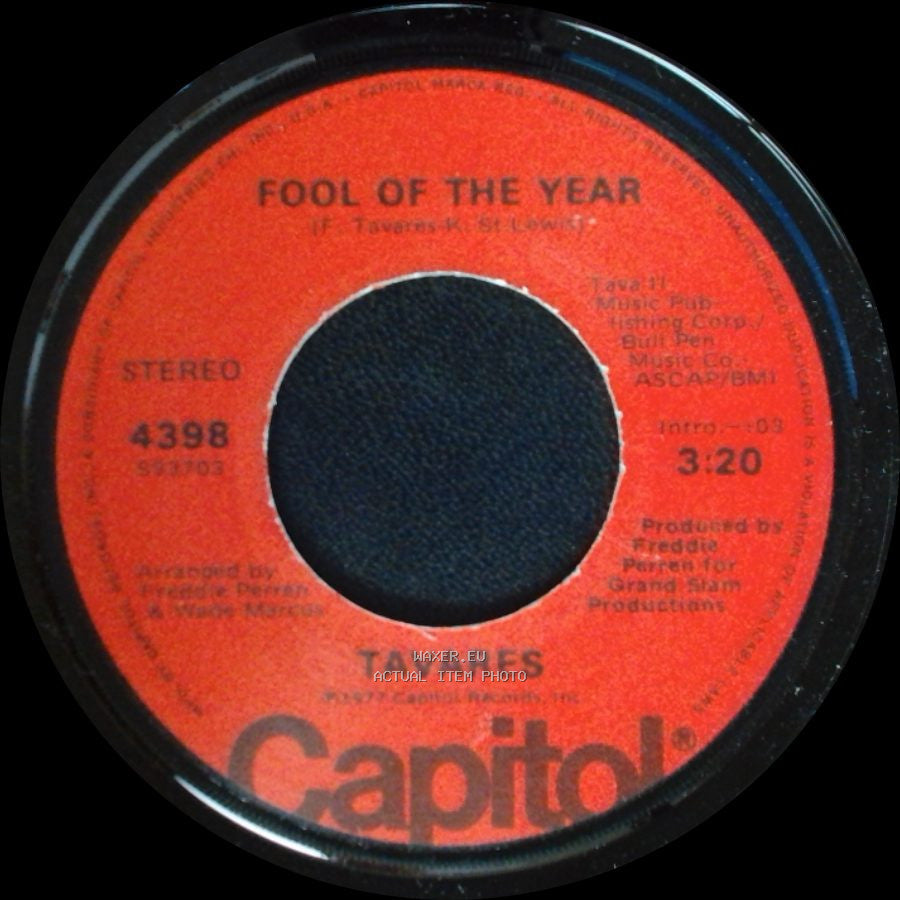 Tavares - Fool Of The Year / Whodunit side B