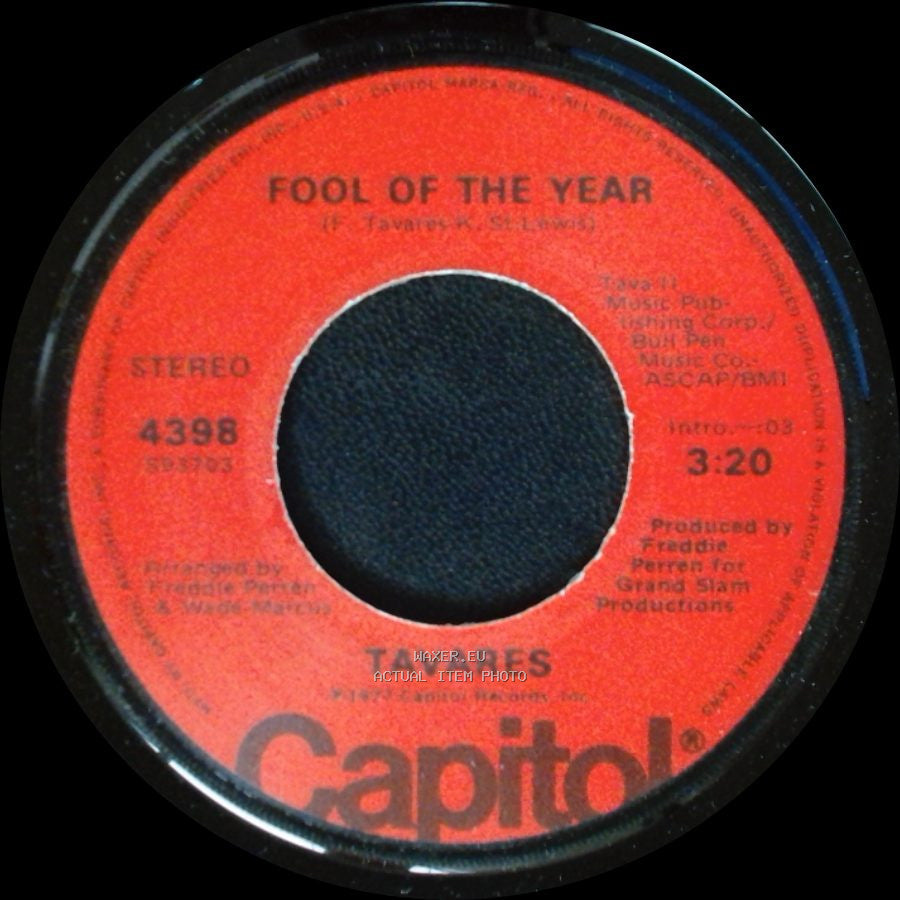 Tavares - Fool Of The Year / Whodunit side A