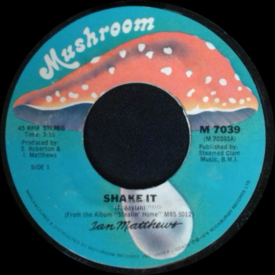 Ian Matthews - Shake It / Stealin' Home side A