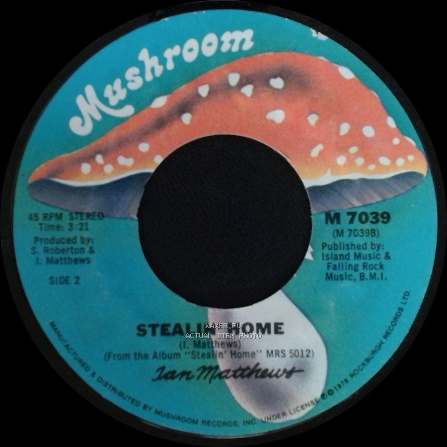 Ian Matthews - Shake It / Stealin' Home side B