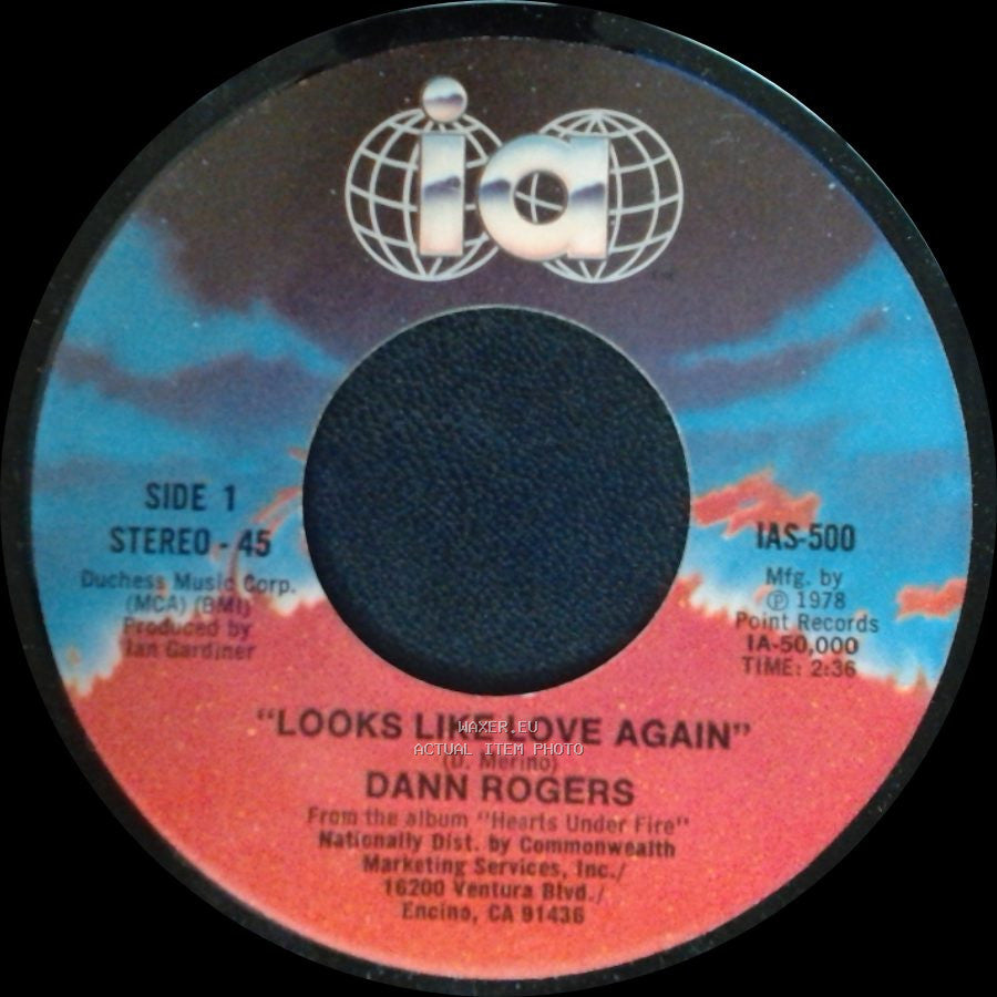 Dann Rogers - Looks Like Love Again / Lucy side A
