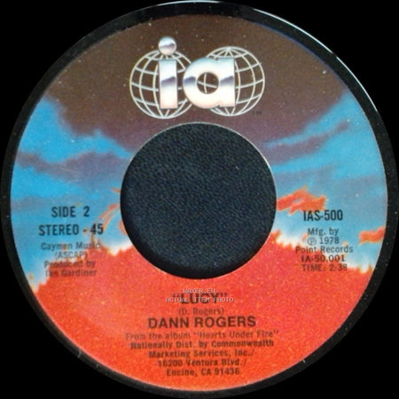 Dann Rogers - Looks Like Love Again / Lucy side B