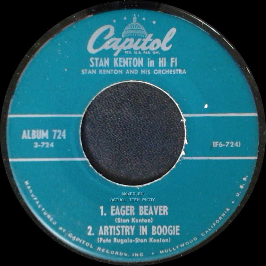 Stan Kenton And His Orchestra - Unknown Title A / Unknown Title B side A