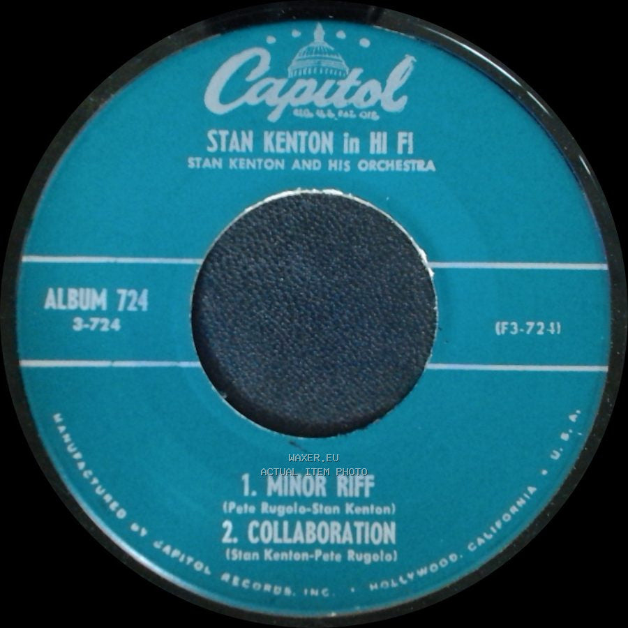 Stan Kenton And His Orchestra - Unknown Title A / Unknown Title B side B