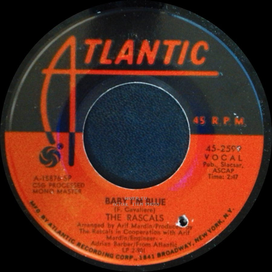 The Rascals - Heaven / Baby I'm Blue side B