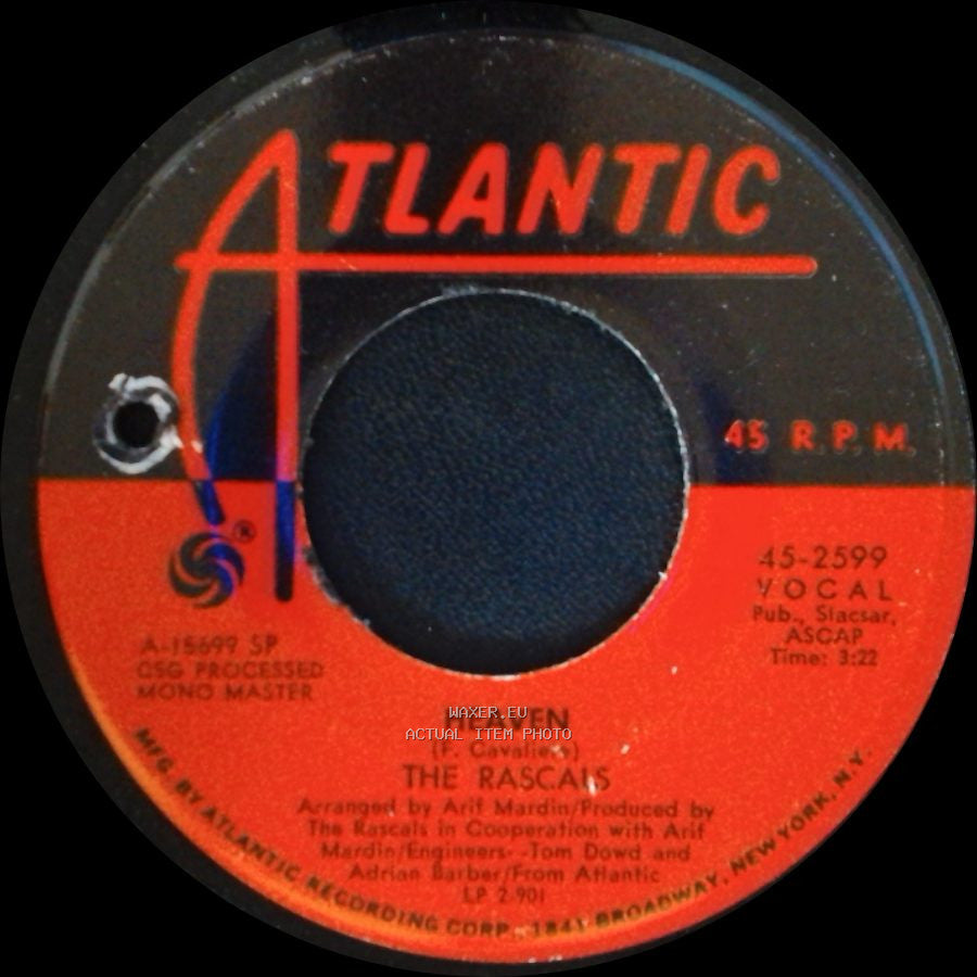 The Rascals - Heaven / Baby I'm Blue side A