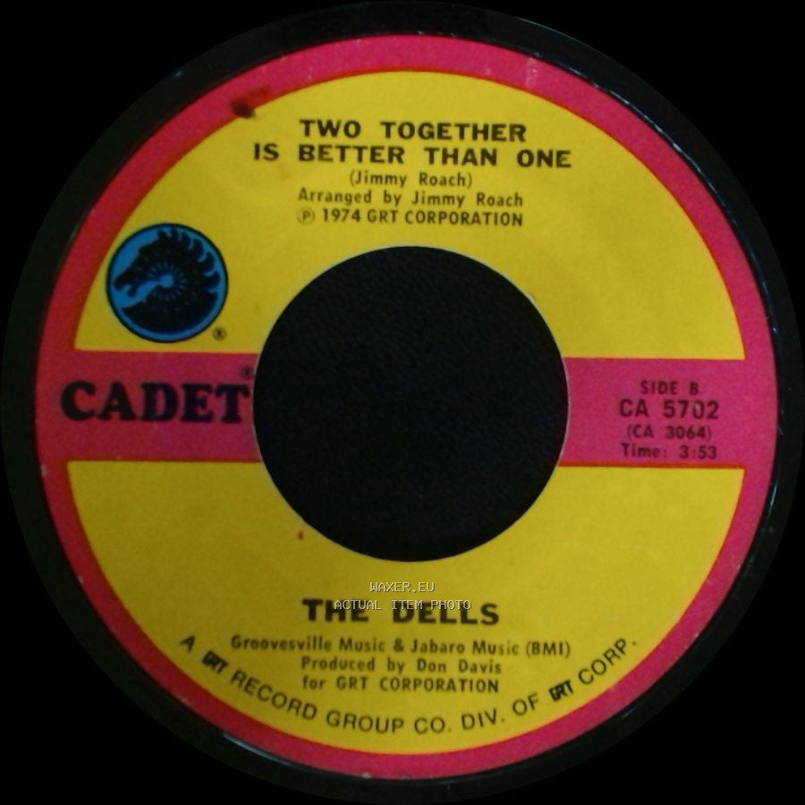 The Dells - I Wish It Was Me You Loved / Two Together Is Better Than One side B