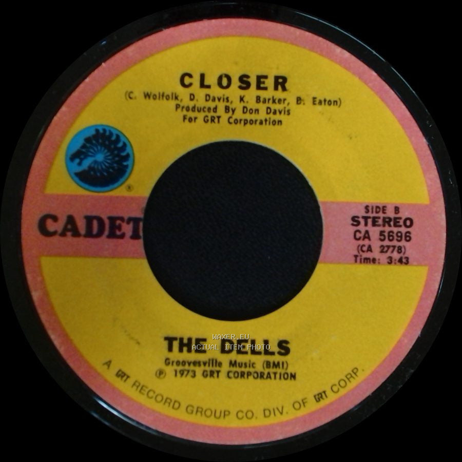 The Dells - Give Your Baby A Standing Ovation / Closer side B