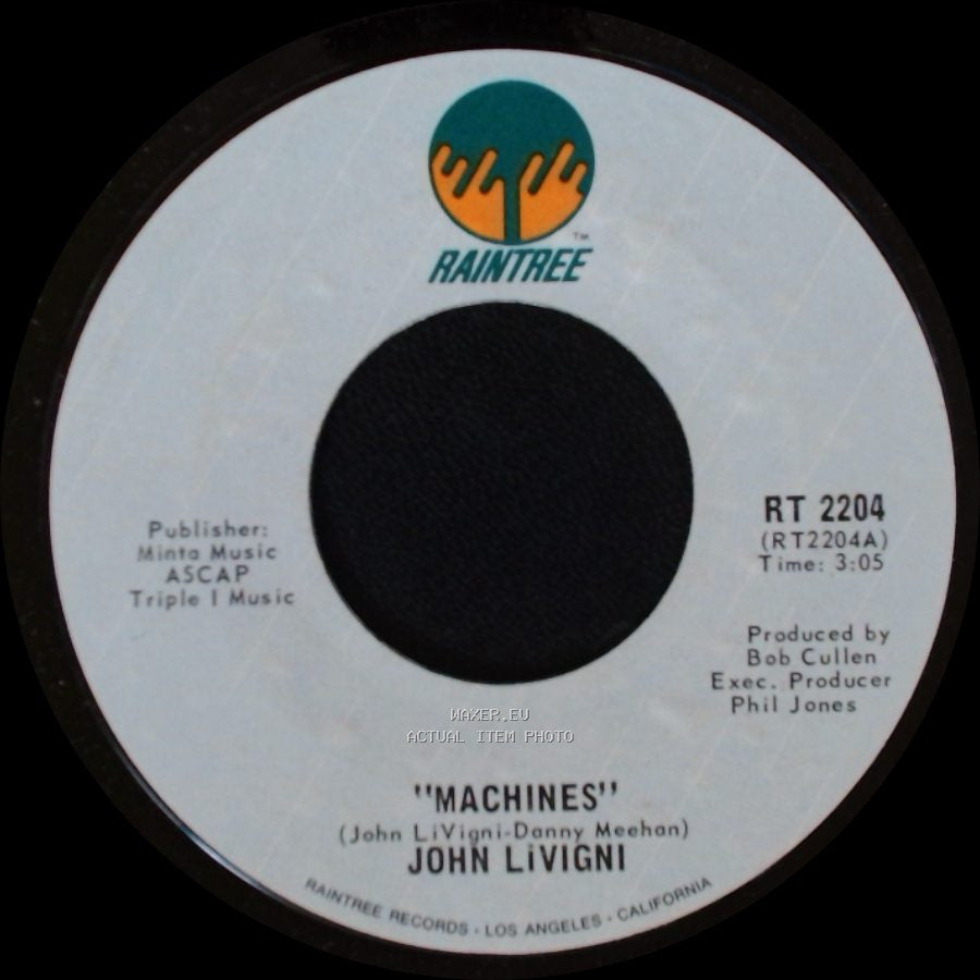 John Livigni - Driving Back To You / Machines side B