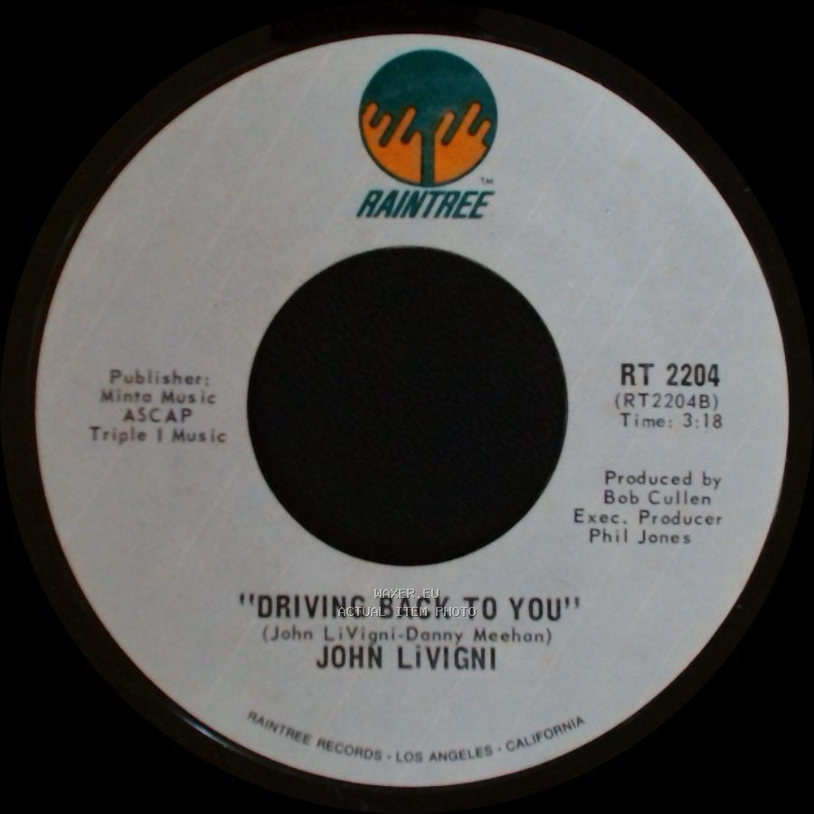 John Livigni - Driving Back To You / Machines side A