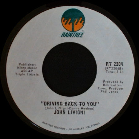 John Livigni - Driving Back To You / Machines side A