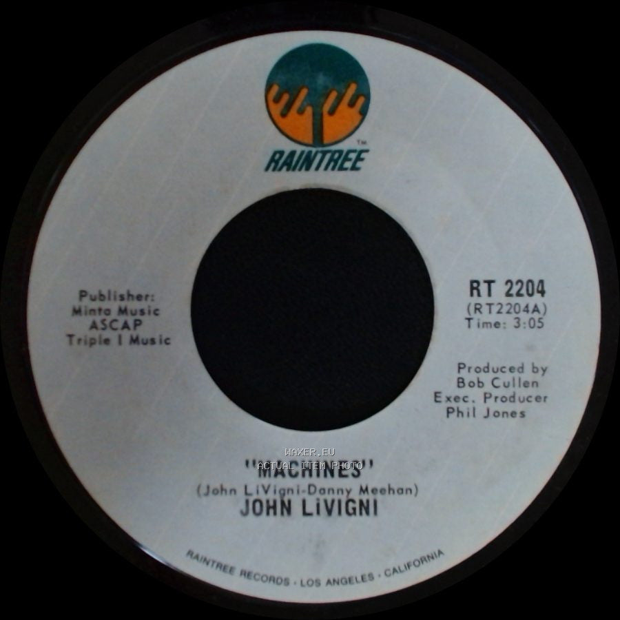 John Livigni - Driving Back To You / Machines side B