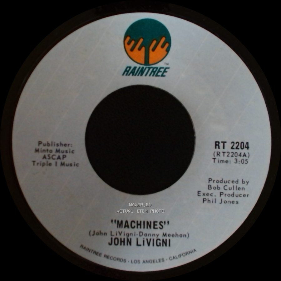John Livigni - Driving Back To You / Machines side A