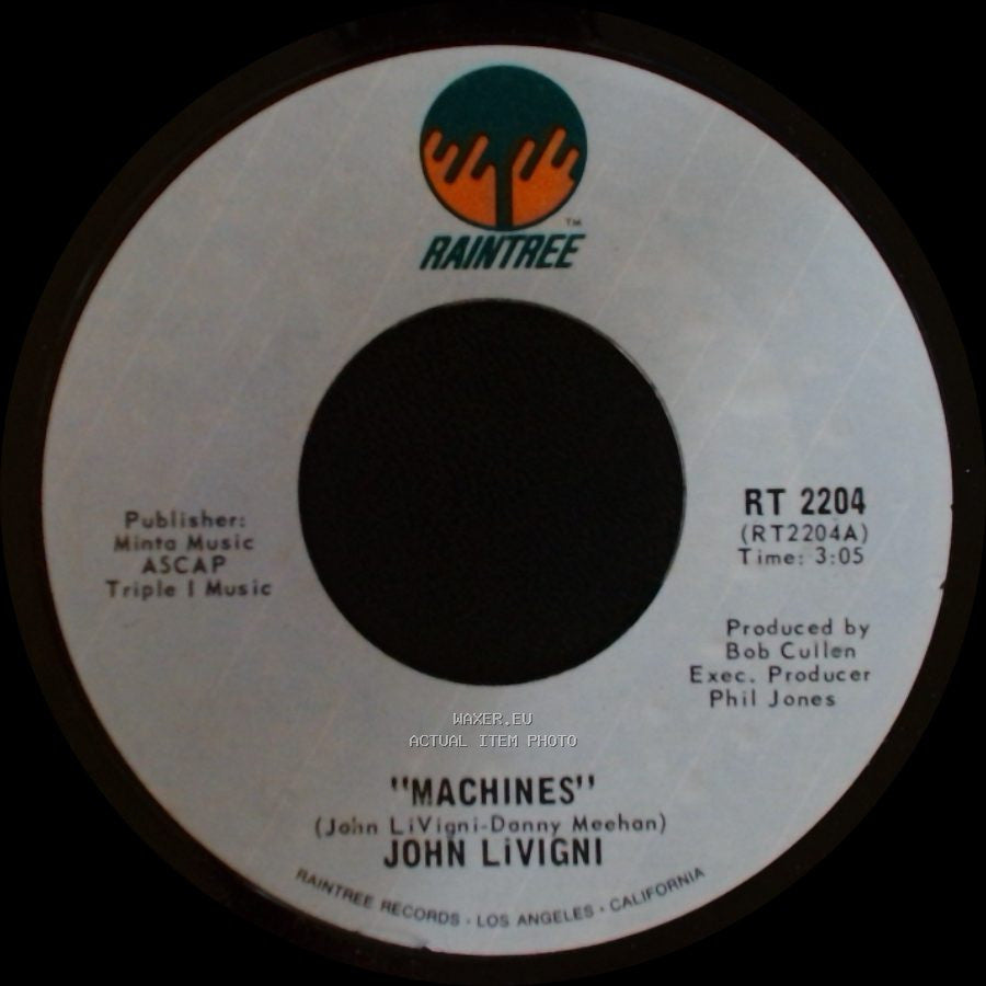 John Livigni - Driving Back To You / Machines side A