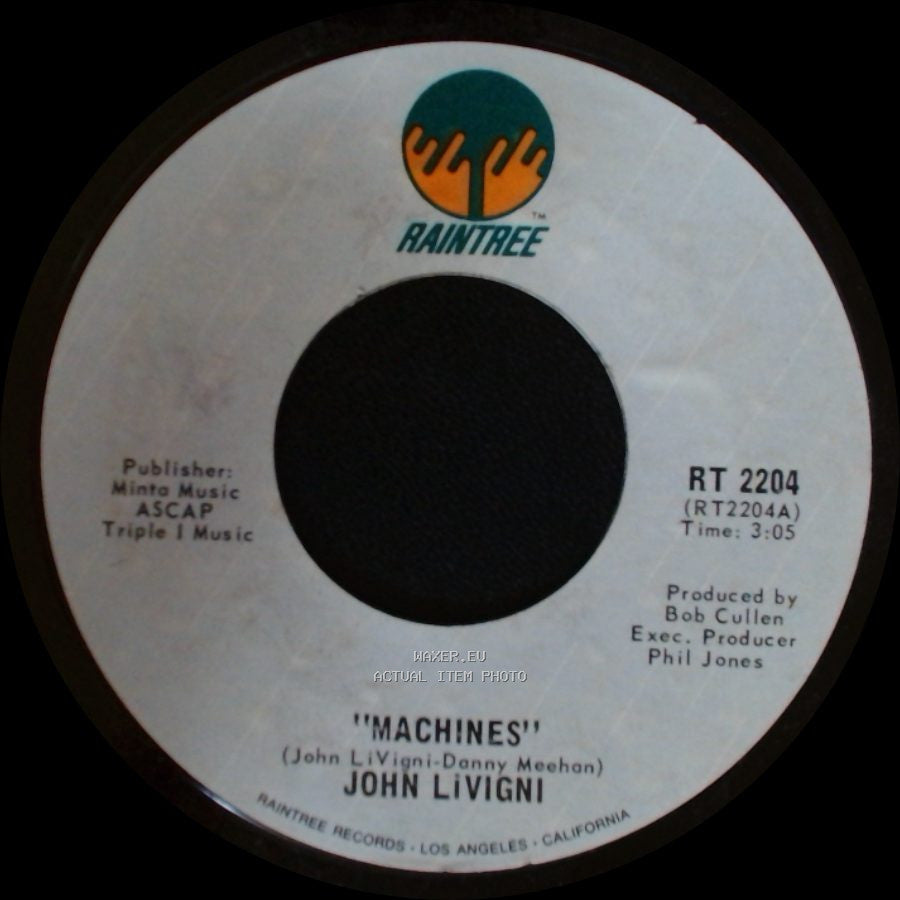 John Livigni - Driving Back To You / Machines side B