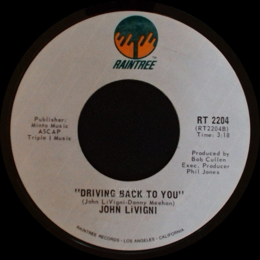 John Livigni - Driving Back To You / Machines side A