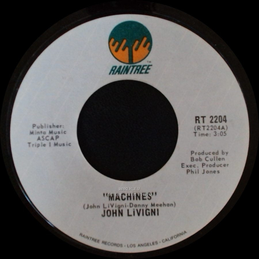 John Livigni - Driving Back To You / Machines side B