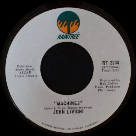 John Livigni - Driving Back To You / Machines side B