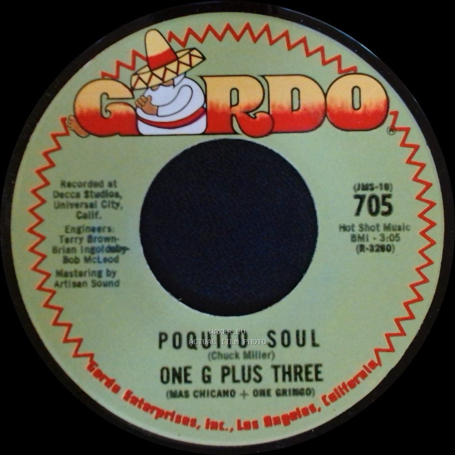 One G Plus Three - Poquito Soul / Summertime side B