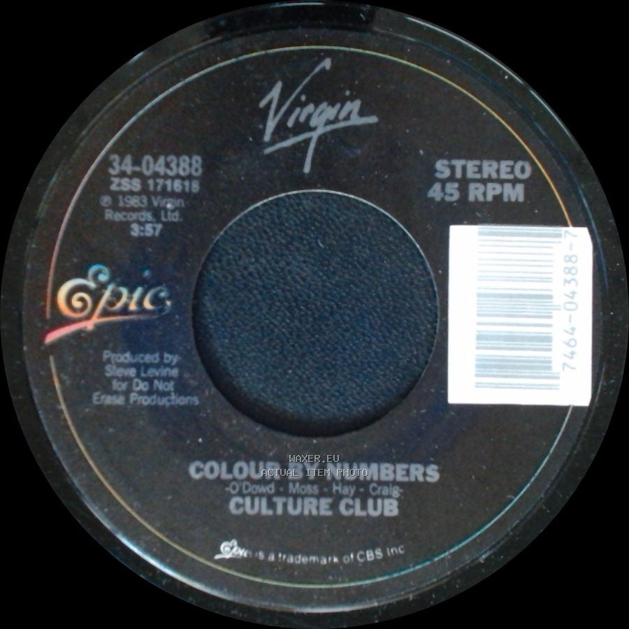 Culture Club - Colour By Numbers / Miss Me Blind side A