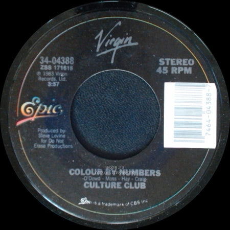 Culture Club - Colour By Numbers / Miss Me Blind side A