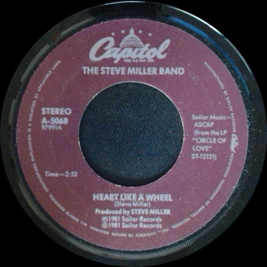 The Steve Miller Band - Heart Like A Wheel / True Fine Love side A