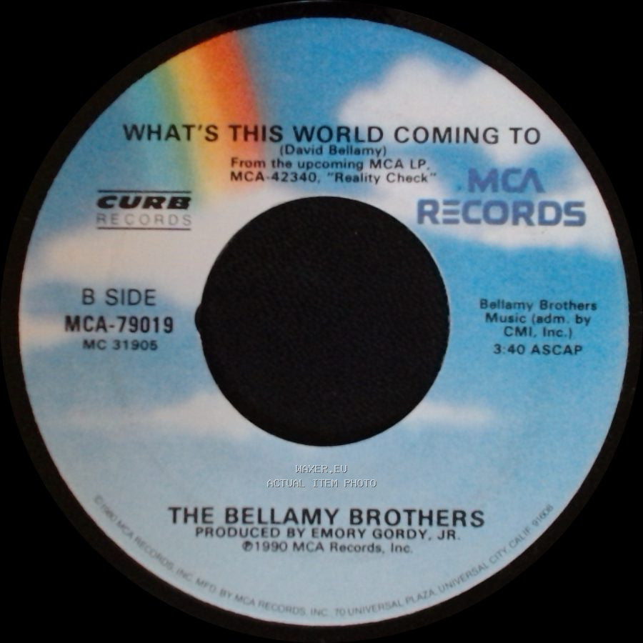 The Bellamy Brothers - I Could Be Persuaded / What's This World Coming To side B