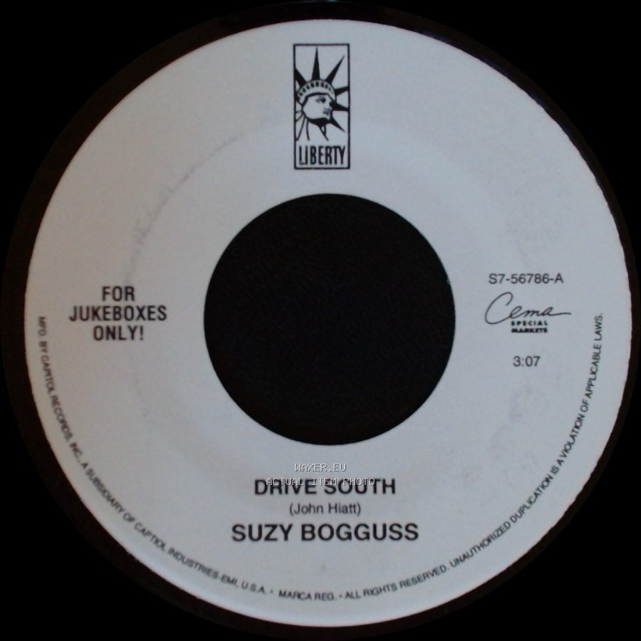 Suzy Bogguss - In The Day / Drive South side B