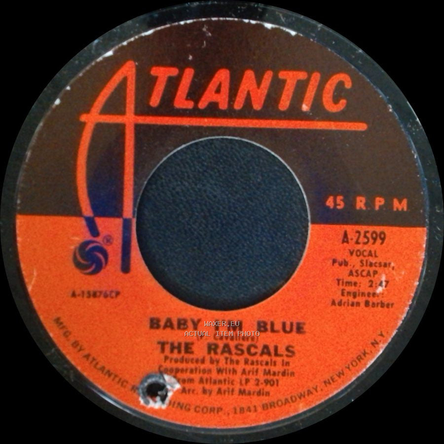 The Rascals - Heaven / Baby I'm Blue side B