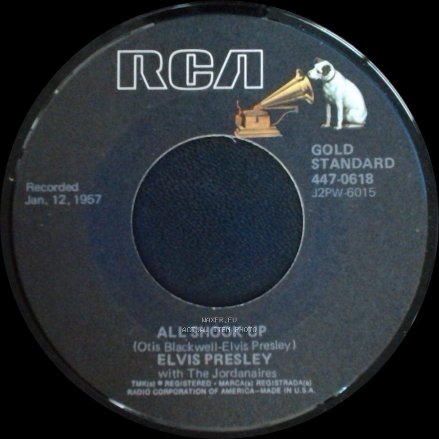Elvis Presley - That's When Your Heartaches Begin / All Shook Up side B