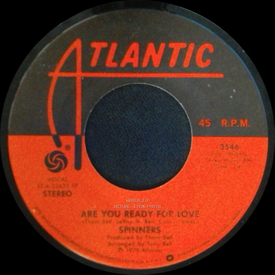 Spinners - Once You Fall In Love / Are You Ready For Love side B