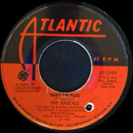 The Rascals - Heaven / Baby I'm Blue side A