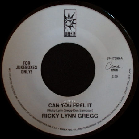 Ricky Lynn Gregg - Can You Feel It / Bring On The Neon side A