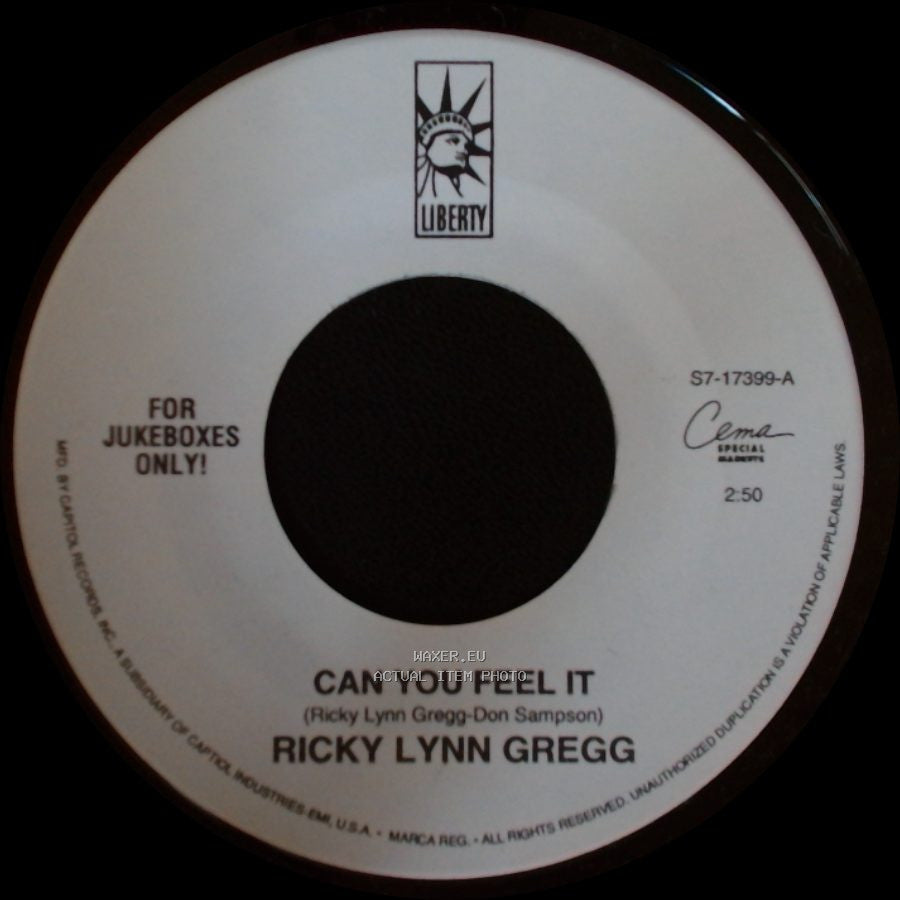 Ricky Lynn Gregg - Can You Feel It / Bring On The Neon side A