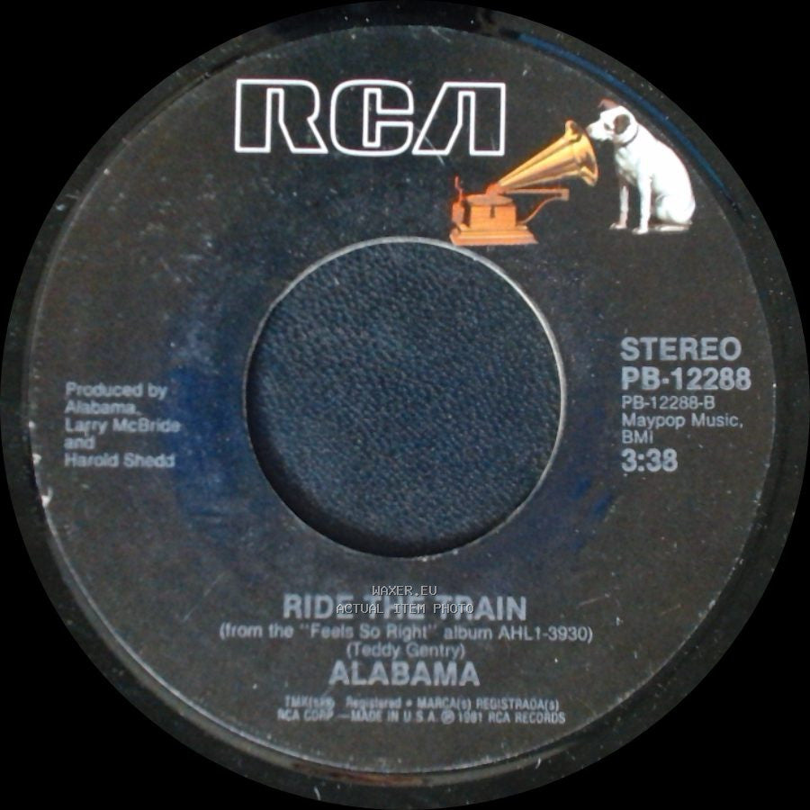 Alabama - Ride The Train / Love In The First Degree side A