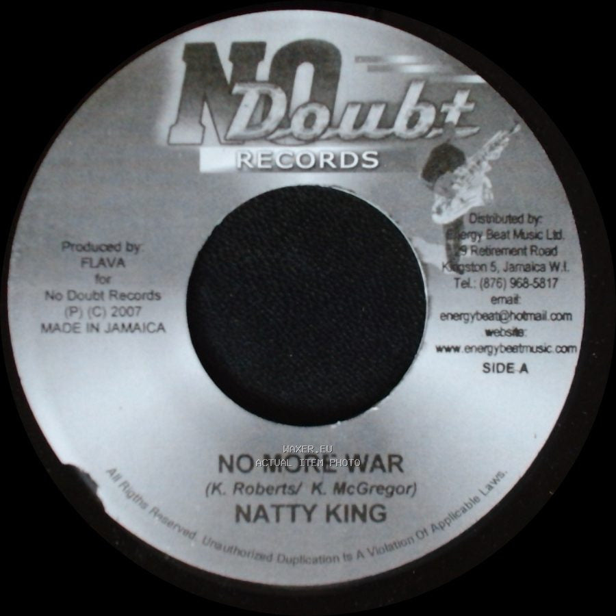 Natty King / Axeman/ Bungo Herman/ Barnabas - No More War / Flute side A