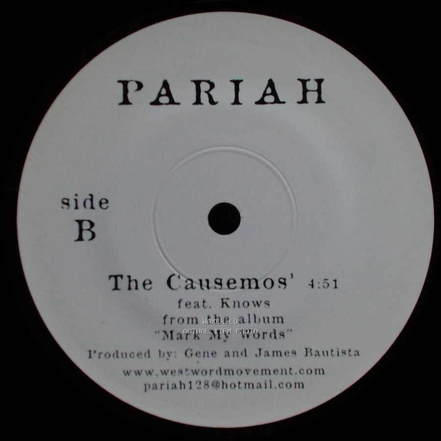 Pariah - Maximum Reaction / The Causemos' side B